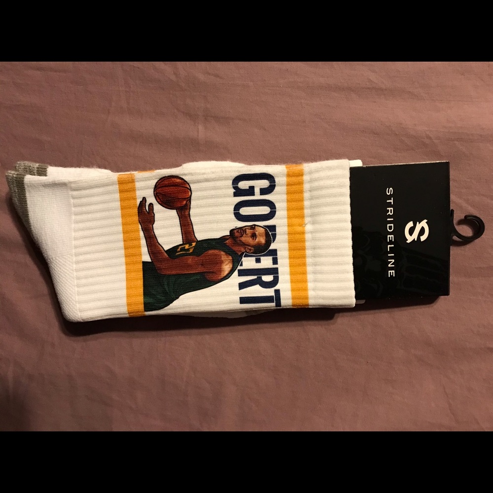 Rudy Gobert #27 Utah Jazz Strideline Socks